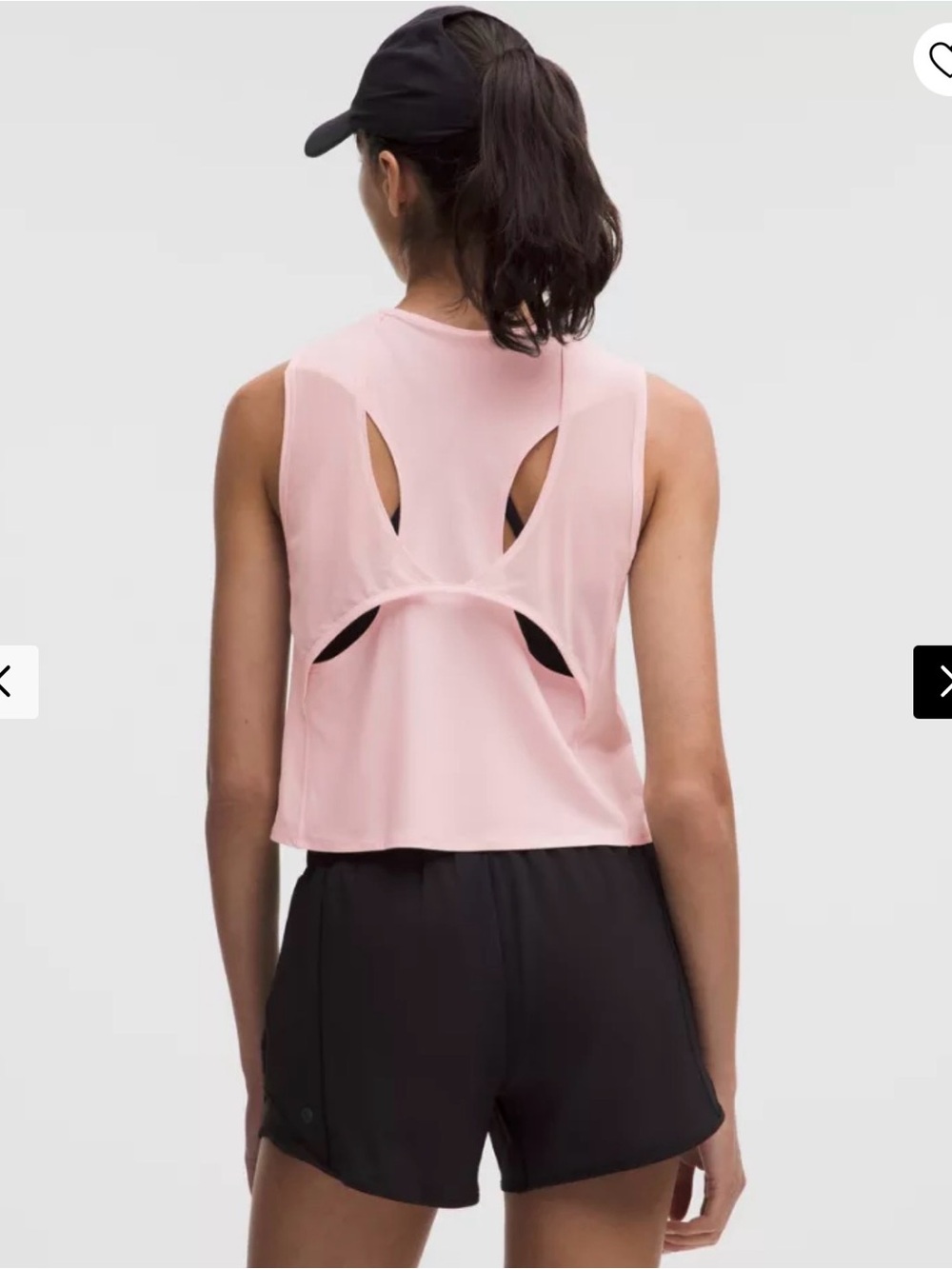 lululemon | NWOT | athletica Pink Cropped Cutout Tank Top